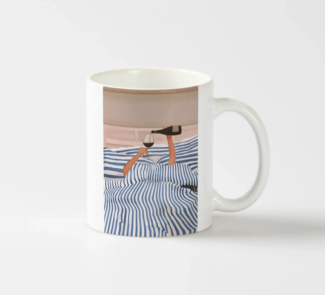 Morning Wine 3 ceramic mug by Flow Line