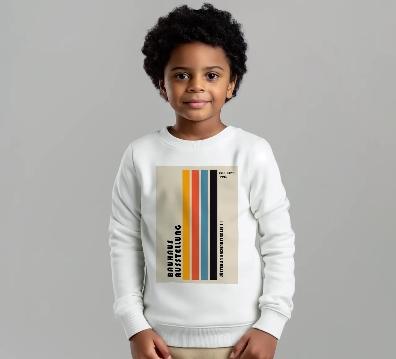 Design minimalista felpa bambino da kichirou