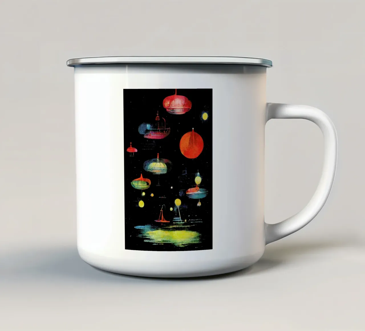 Lanterns tazza in smalto da treechild