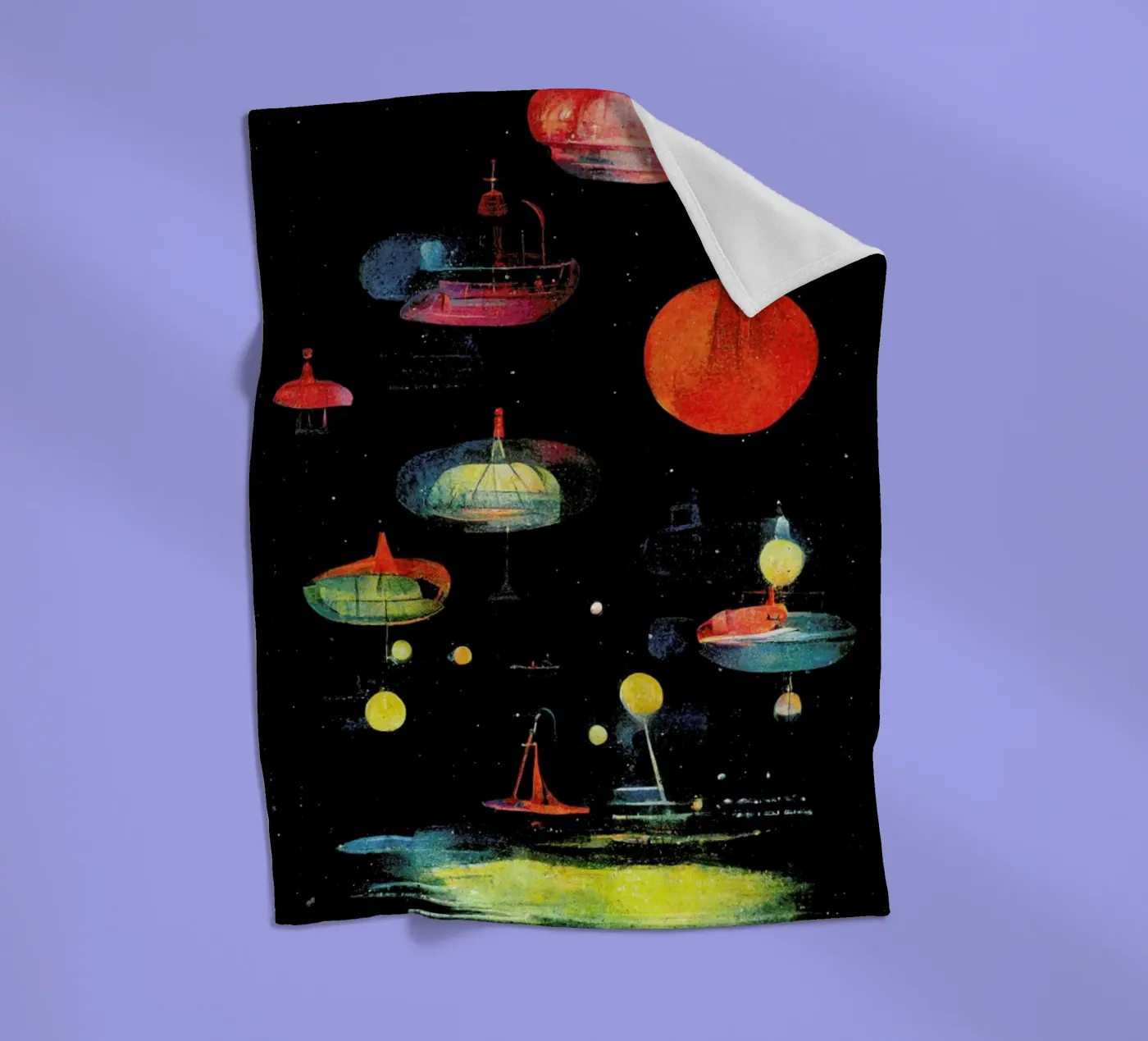 Lanterns coperta in pile da treechild