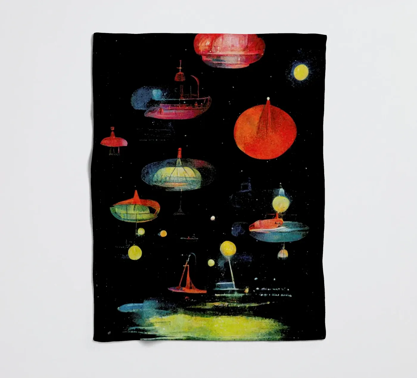 Lanterns Fleecedecke von treechild
