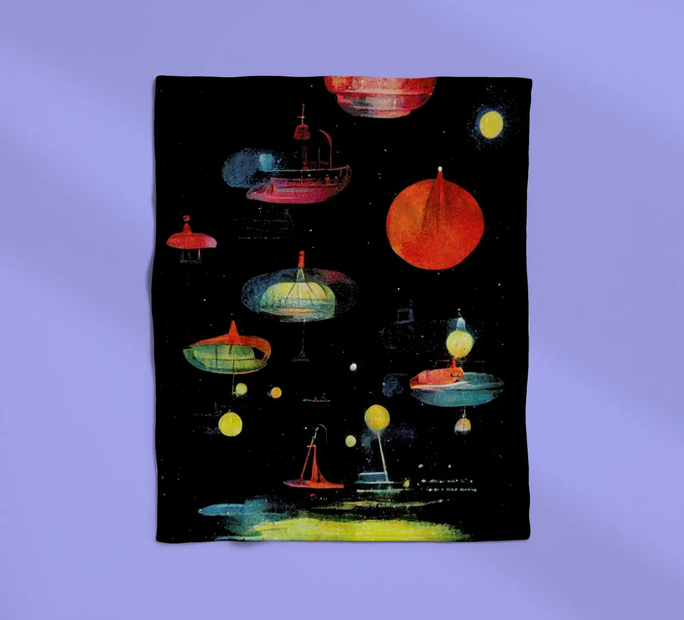 Lanterns Fleecedecke von treechild
