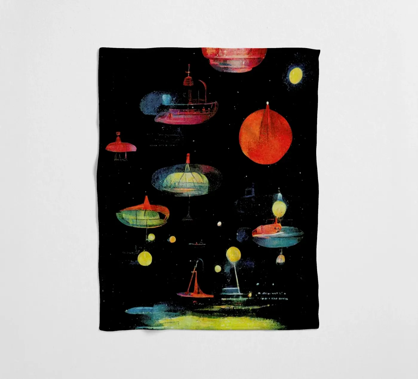 Lanterns coperta in pile da treechild