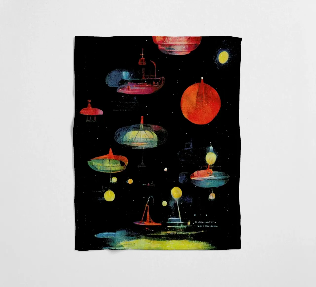 Lanterns Fleecedecke von treechild