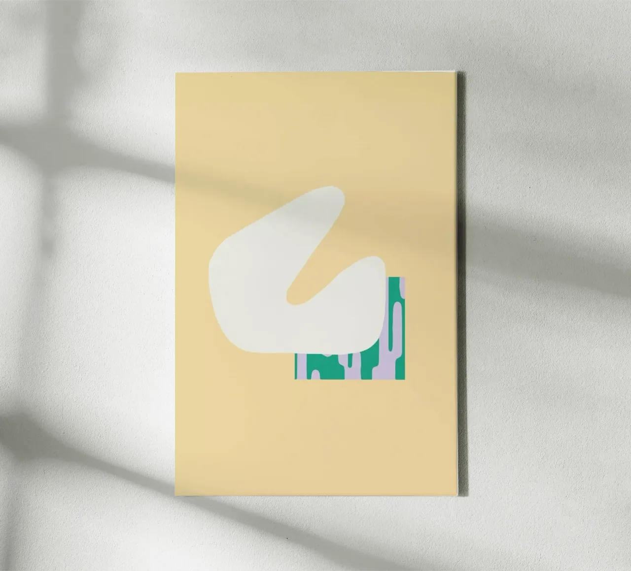 Shell, Maybe tela con Cornice a cassetta da Jack Webster