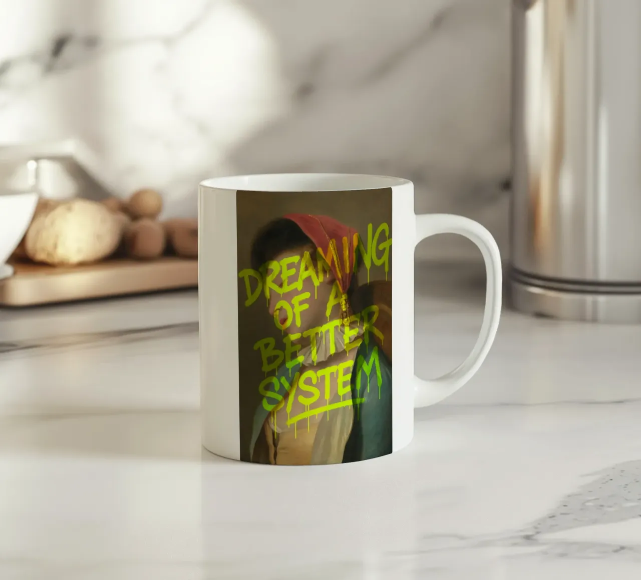 Critica di sistema con stile tazza in ceramica da KUNSTstück