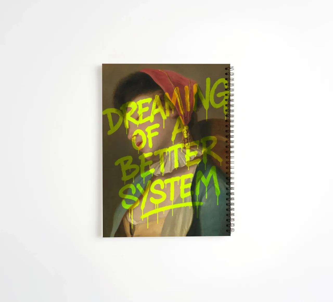 System criticism with style spiral notebook by KUNSTstück