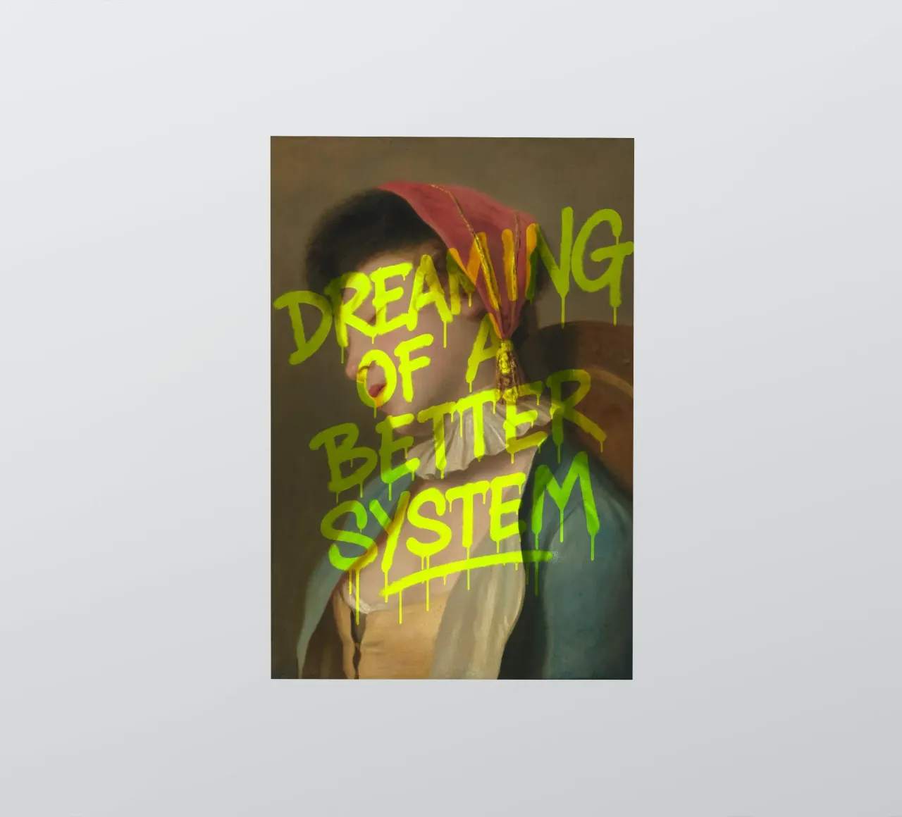 System criticism with style sticker by KUNSTstück