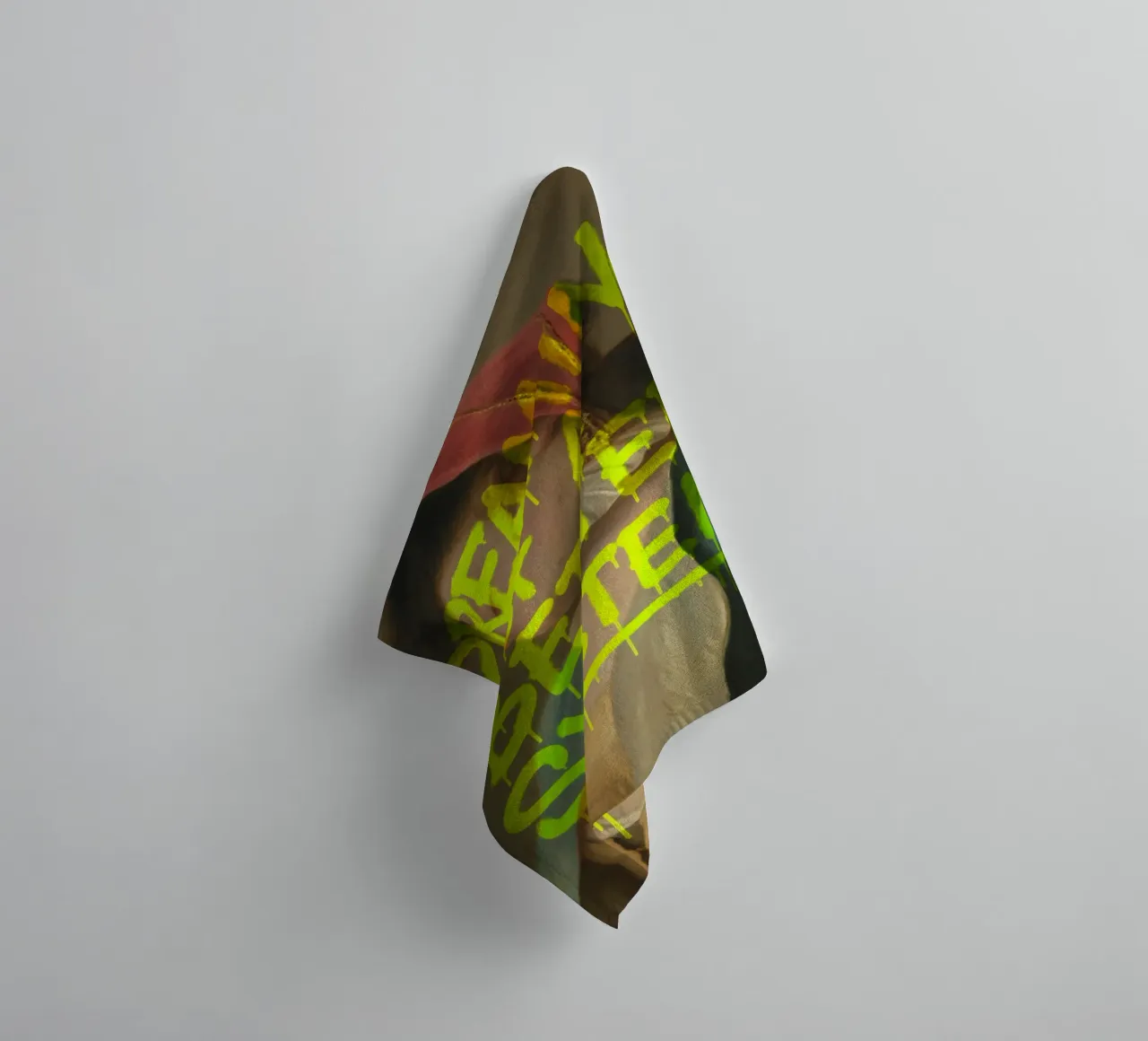 System criticism with style towel by KUNSTstück