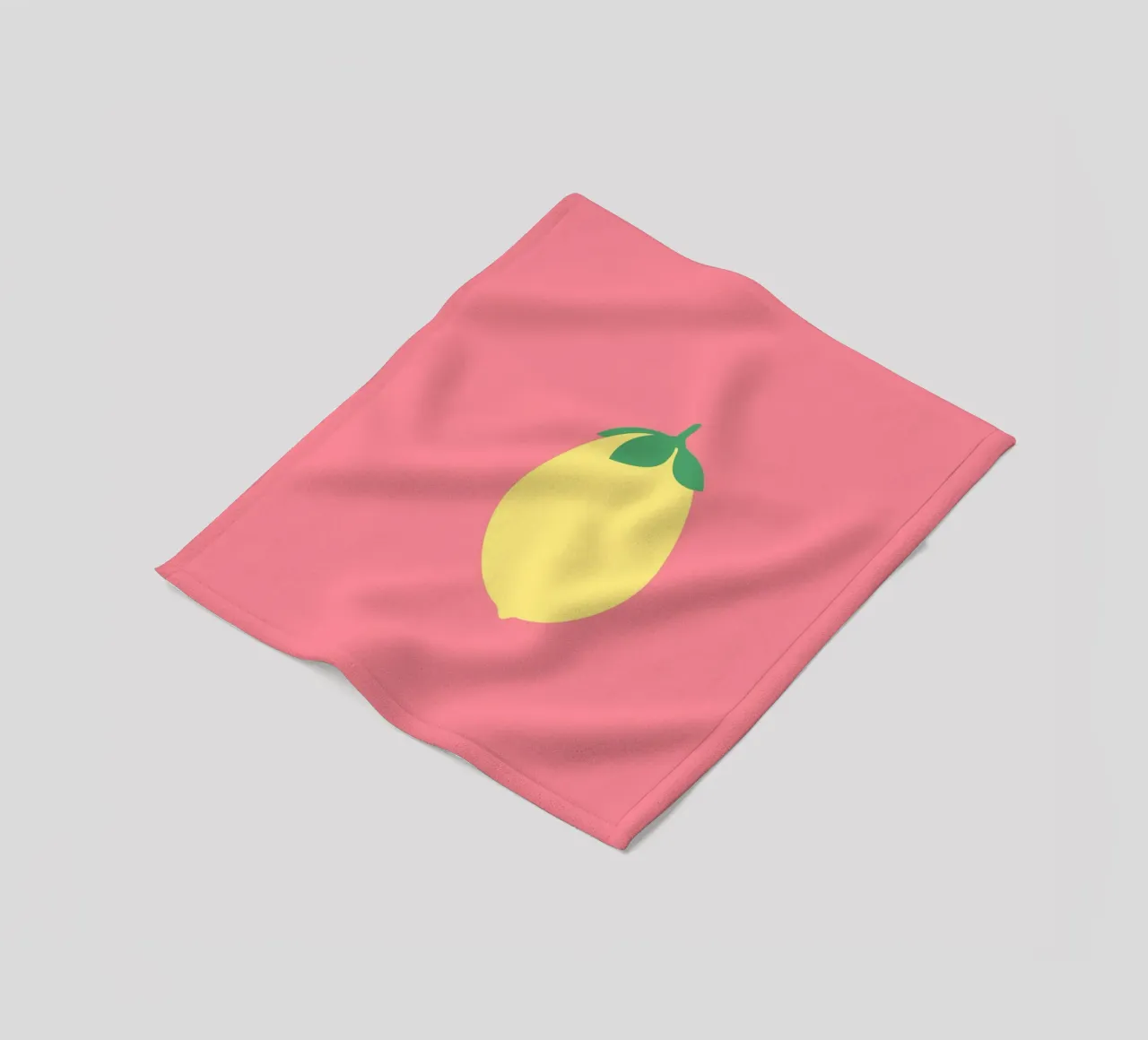 Zitrone auf Pink coperta in pile da janamossmann