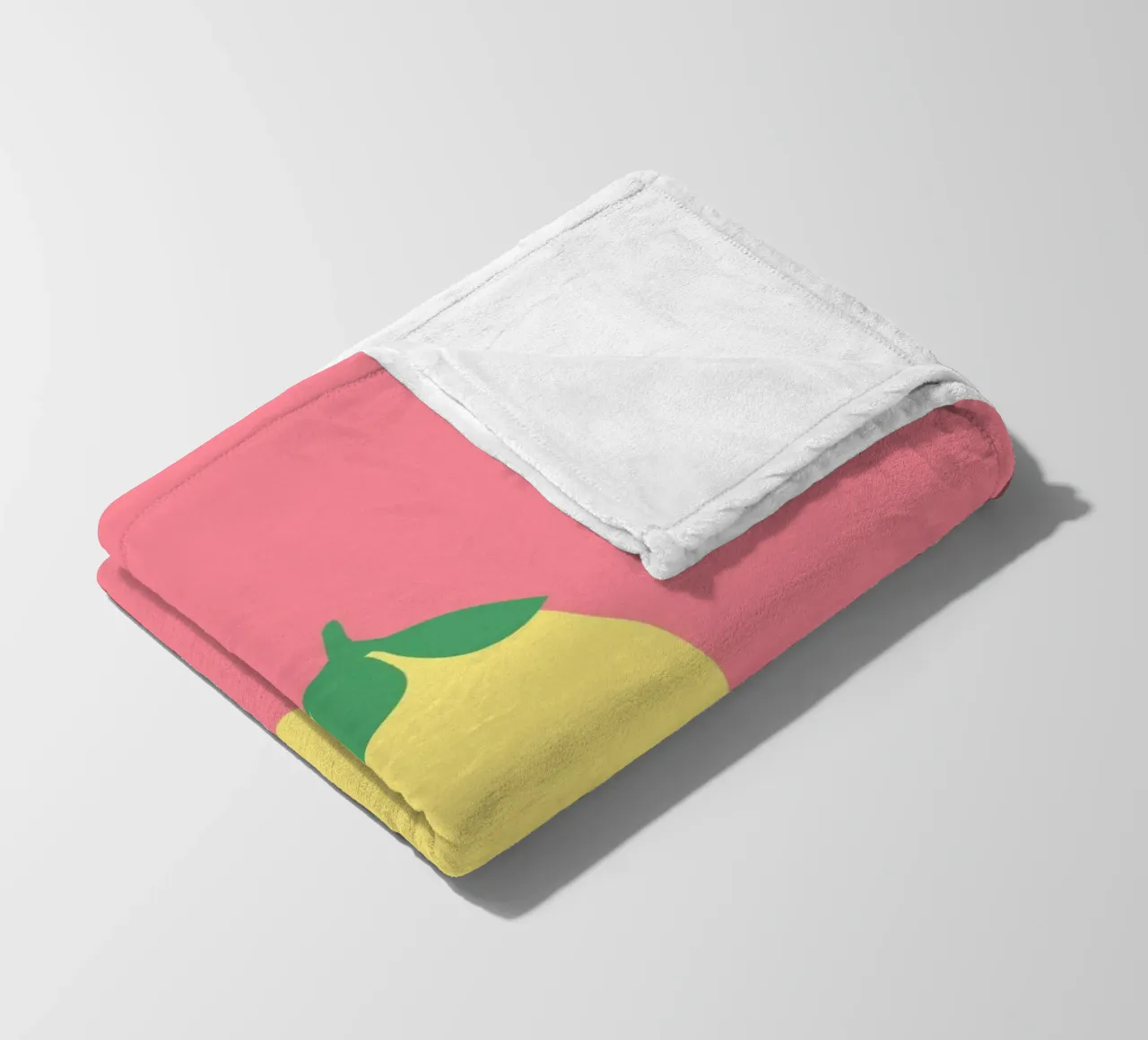 Zitrone auf Pink coperta in pile da janamossmann