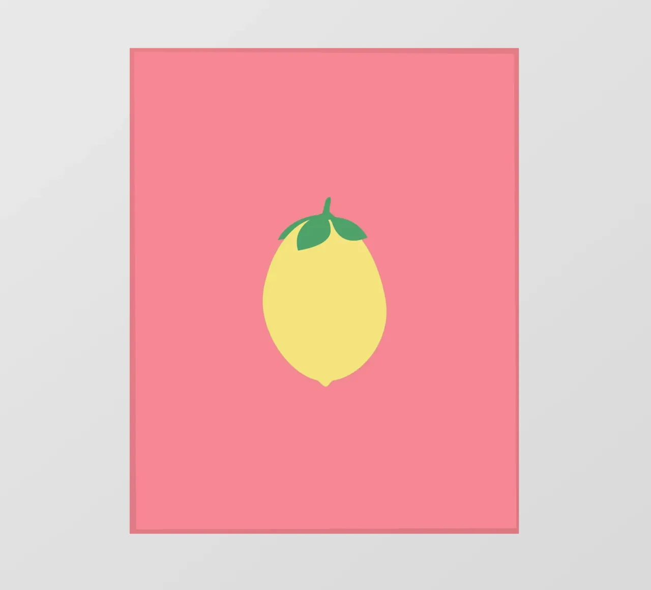 Zitrone auf Pink pellicola backlit da janamossmann