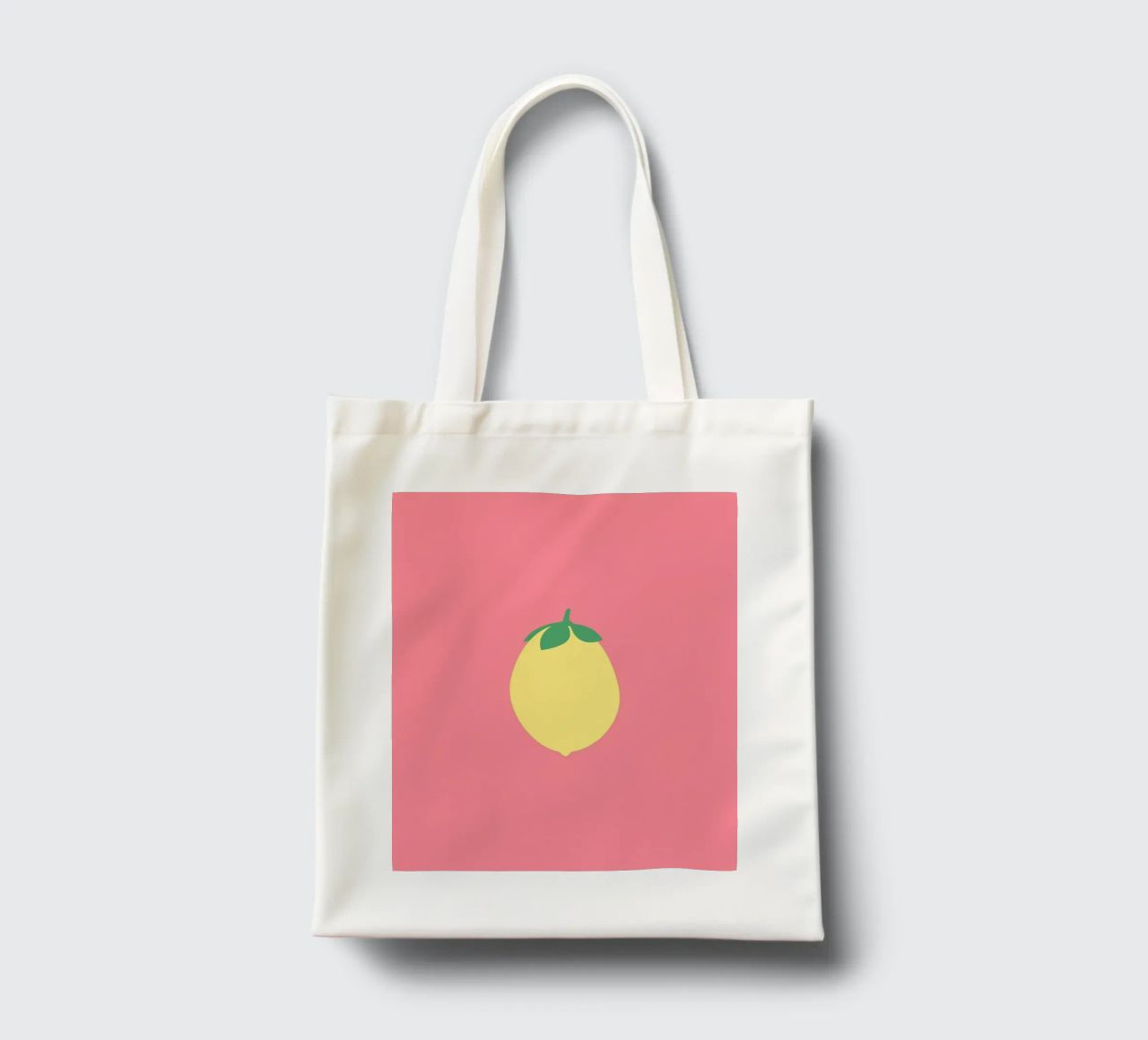 Zitrone auf Pink borsa in juta da janamossmann
