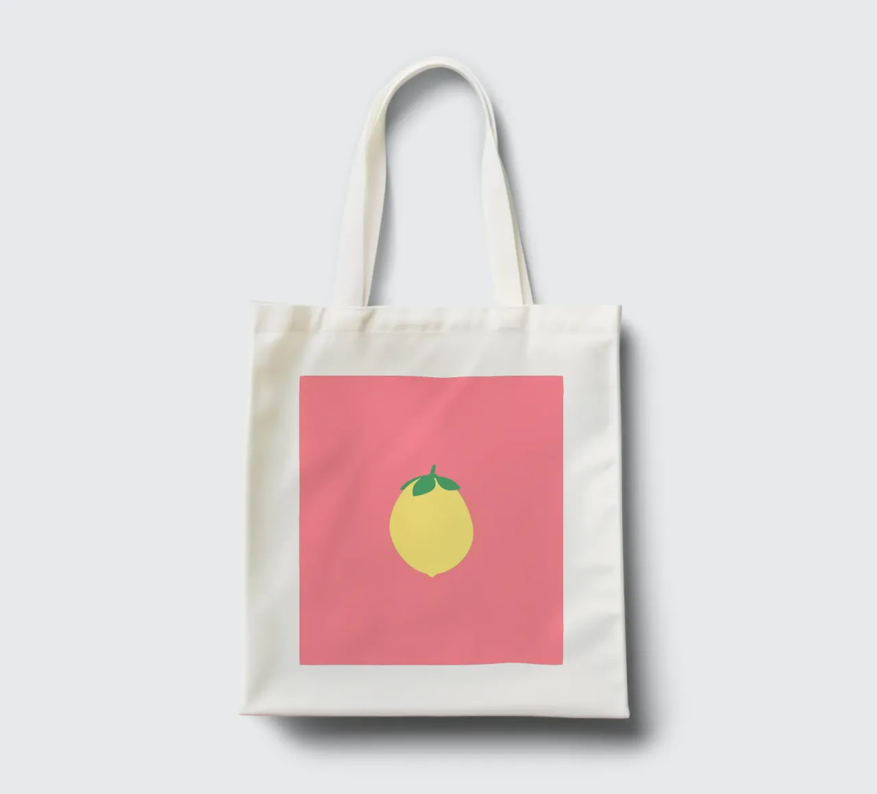 Zitrone auf Pink borsa in juta da janamossmann