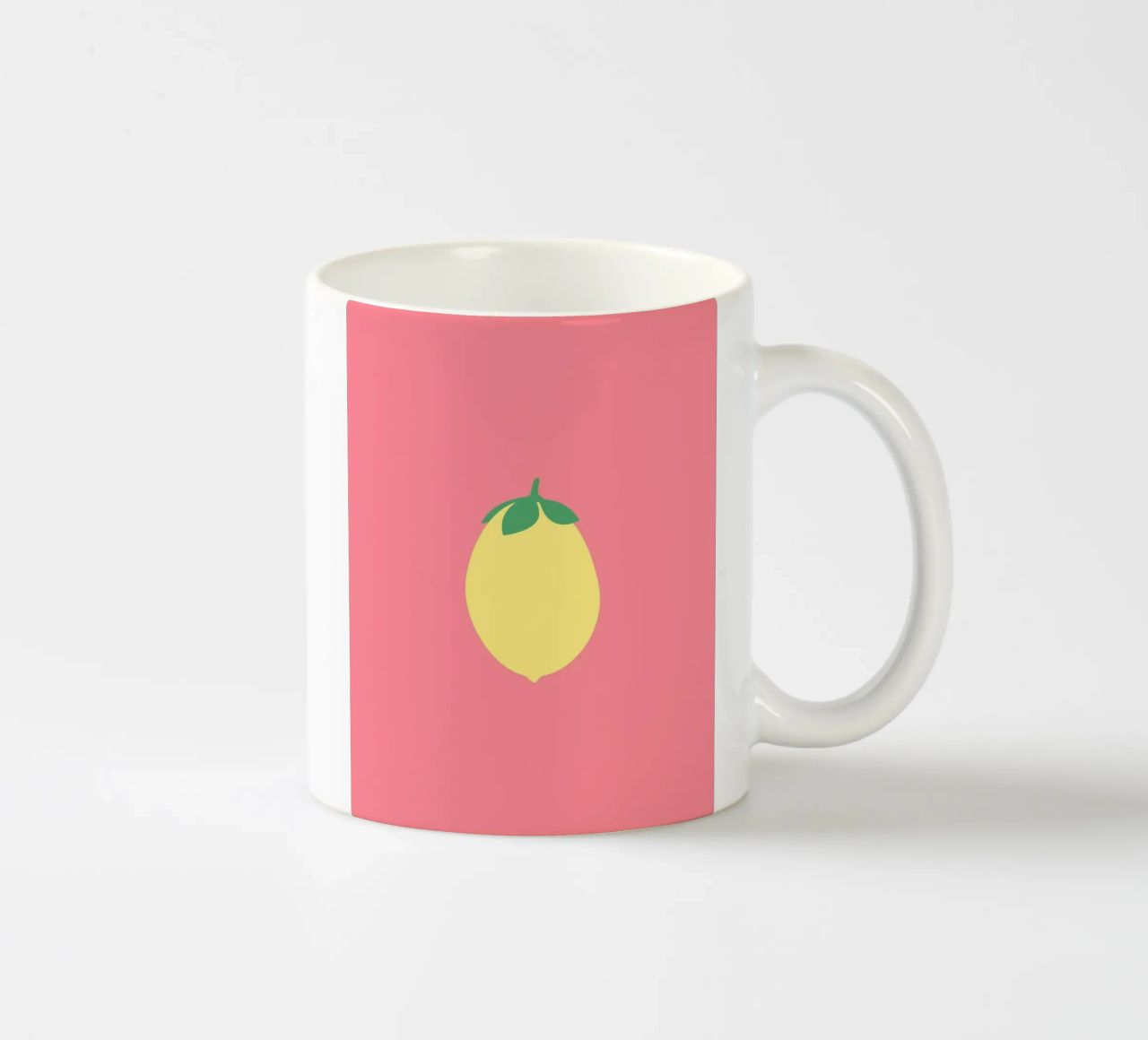Zitrone auf Pink tazza in ceramica da janamossmann