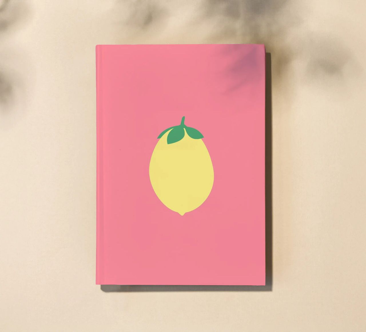 Zitrone auf Pink notebook by janamossmann