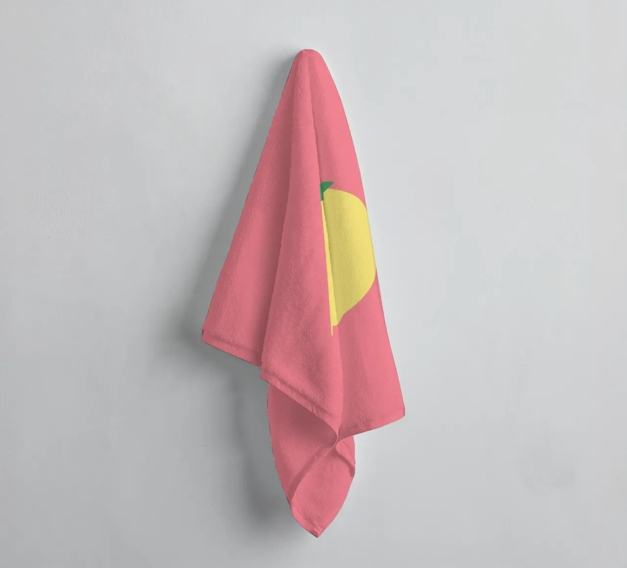 Zitrone auf Pink towel by janamossmann