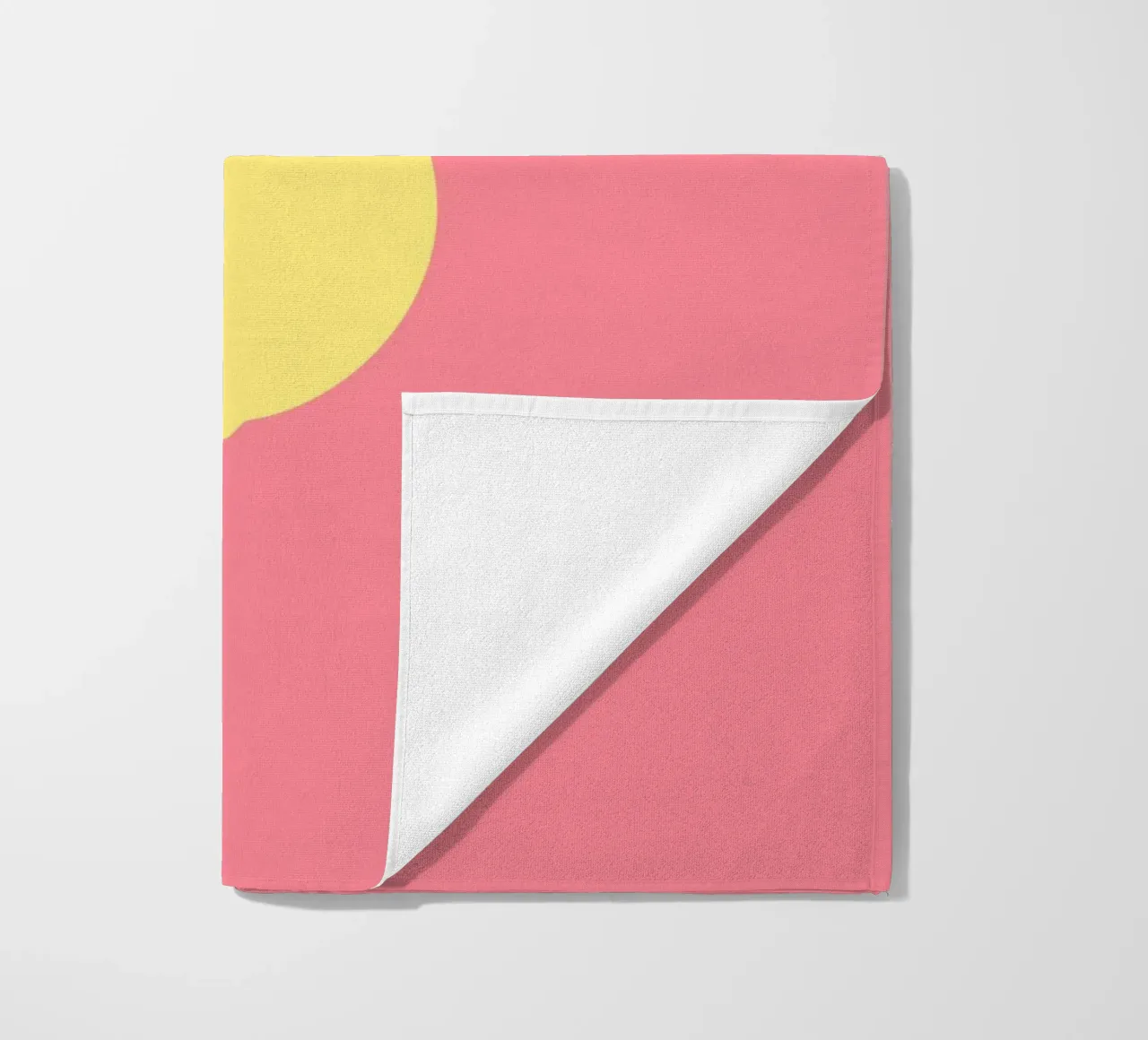 Zitrone auf Pink telo mare da janamossmann