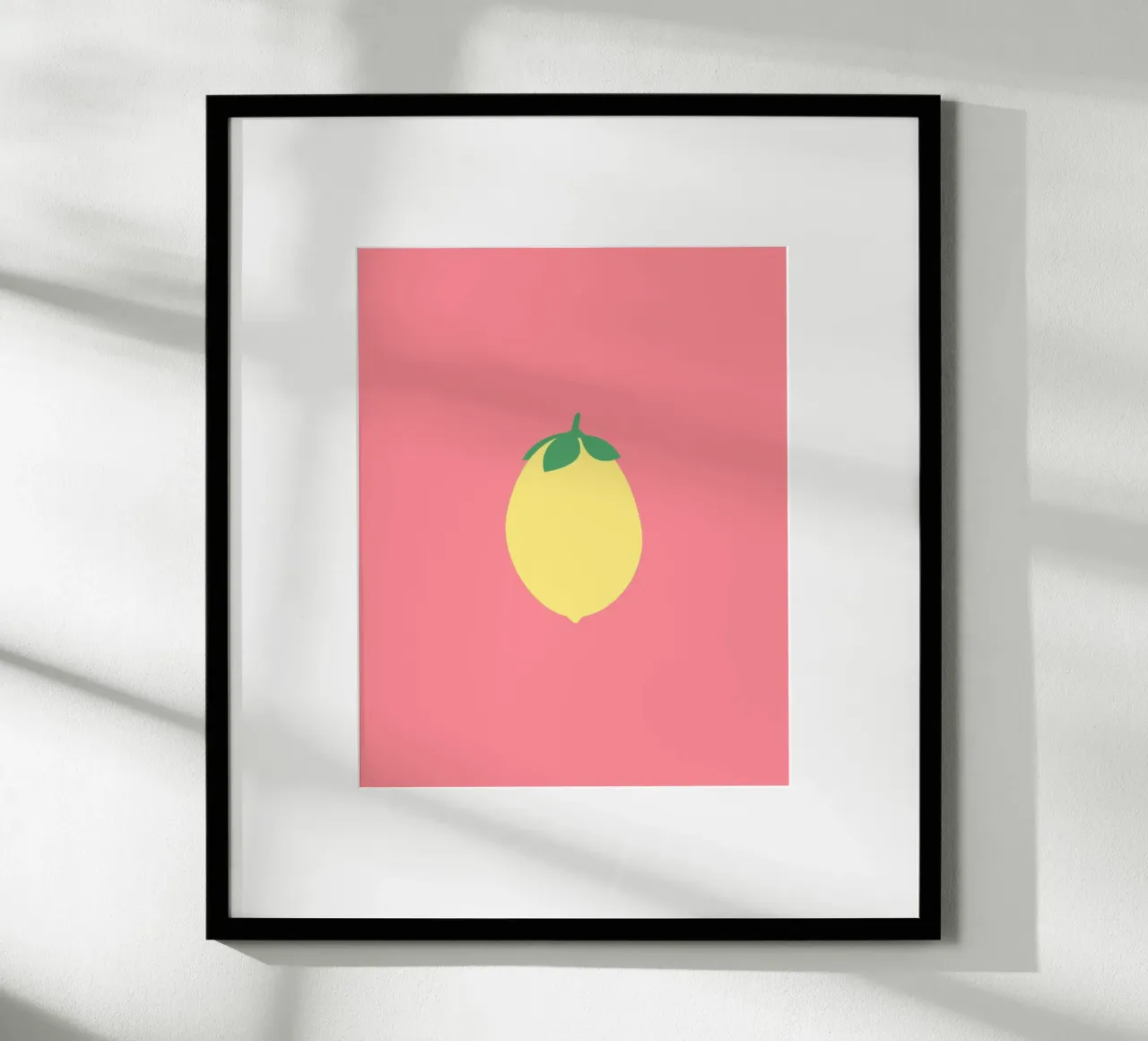 Zitrone auf Pink carta hahnemühle da janamossmann