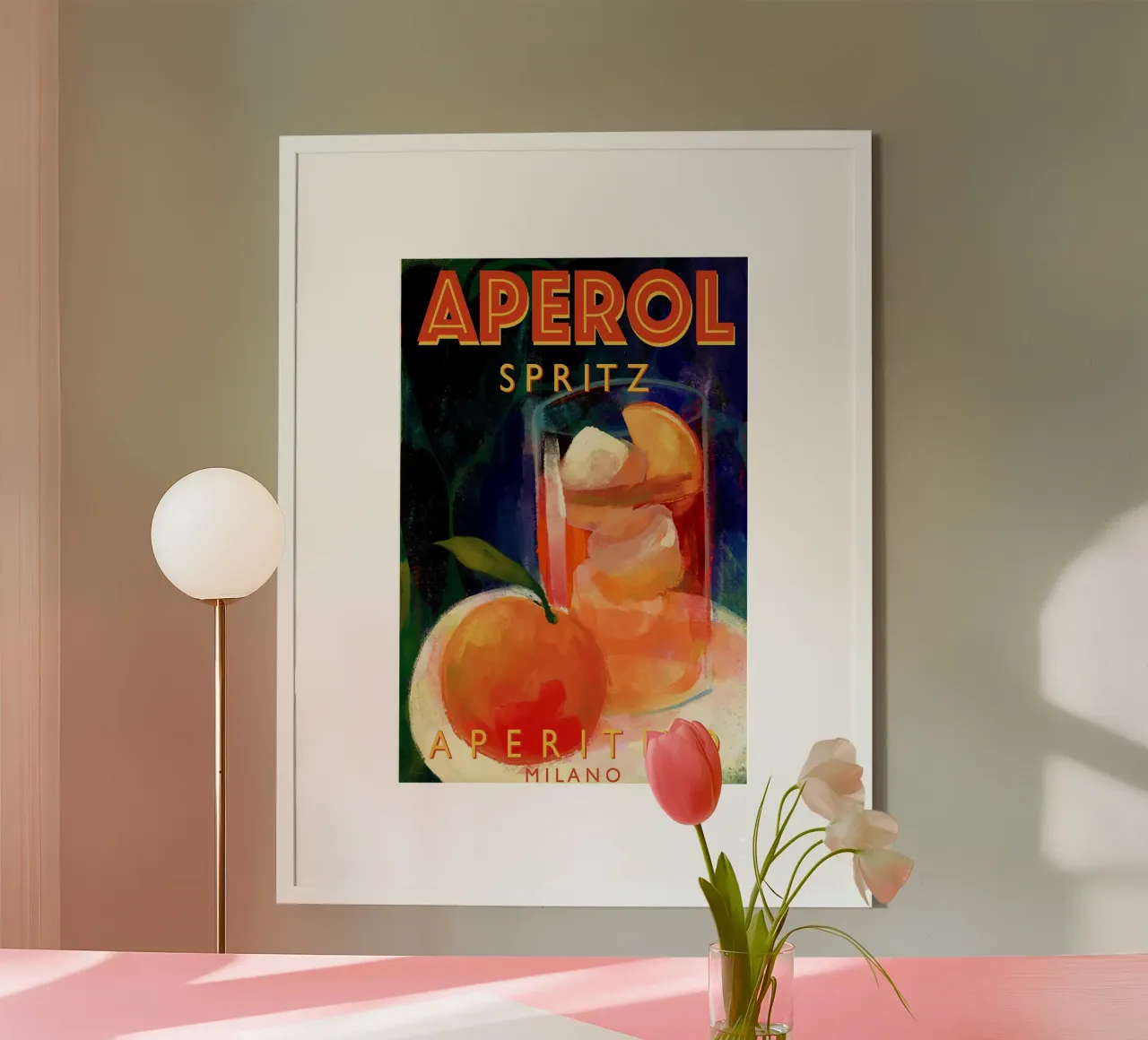 Aperol Spritz Aperitivo Milano poster da Neeraprint