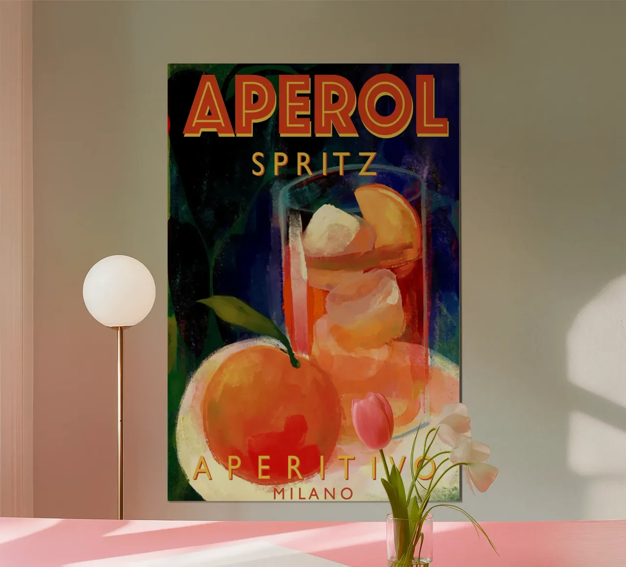 Aperol Spritz Aperitivo Milano poster da Neeraprint