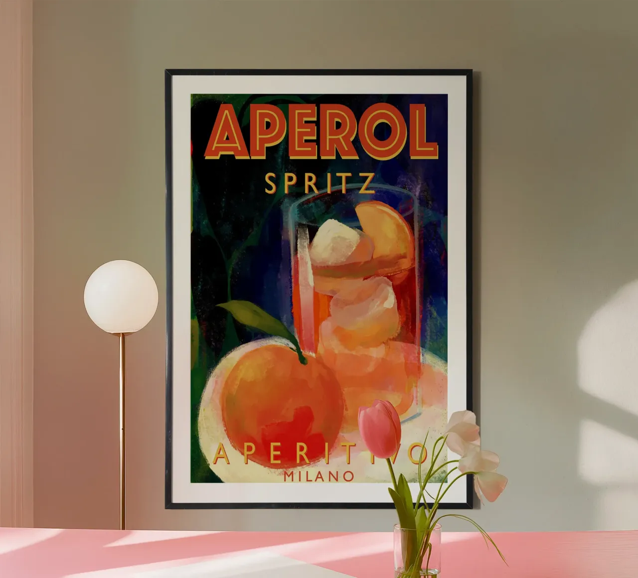 Aperol Spritz Aperitivo Milano poster da Neeraprint
