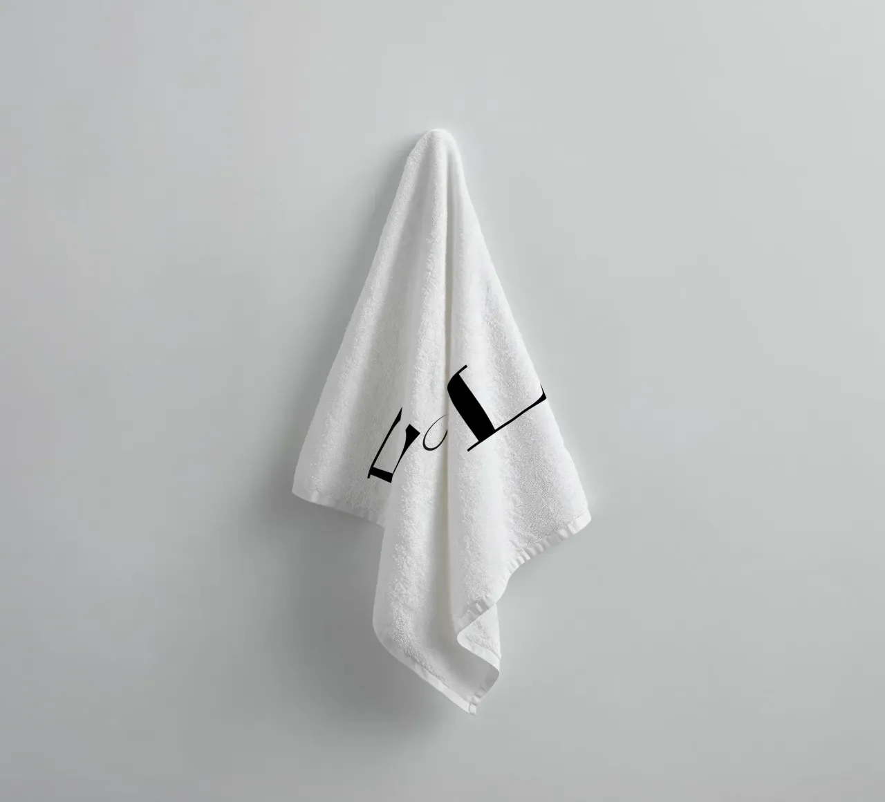 E ∞ L - Design minimalista per amore e infinito asciugamano da bagno da StrindesignStudio