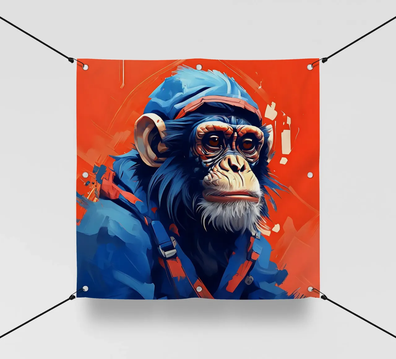 Estilo_mono_F_1 lonas publicitarias de Tierisch bunt by LK