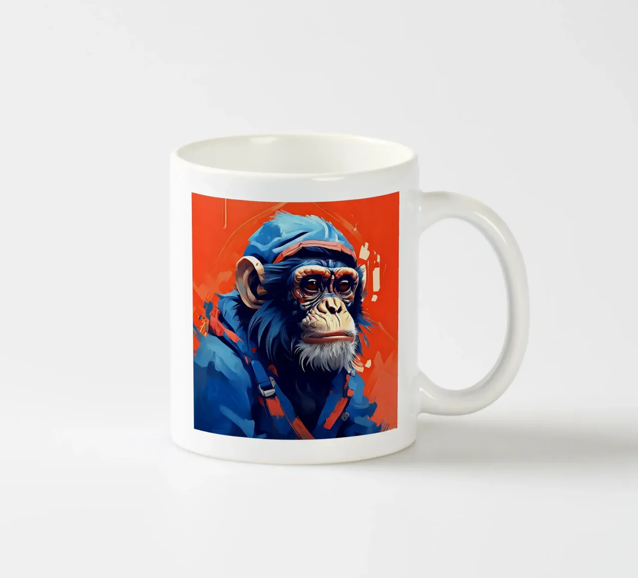 Affe_Stil_F_1 Keramik Tasse von Tierisch bunt by LK
