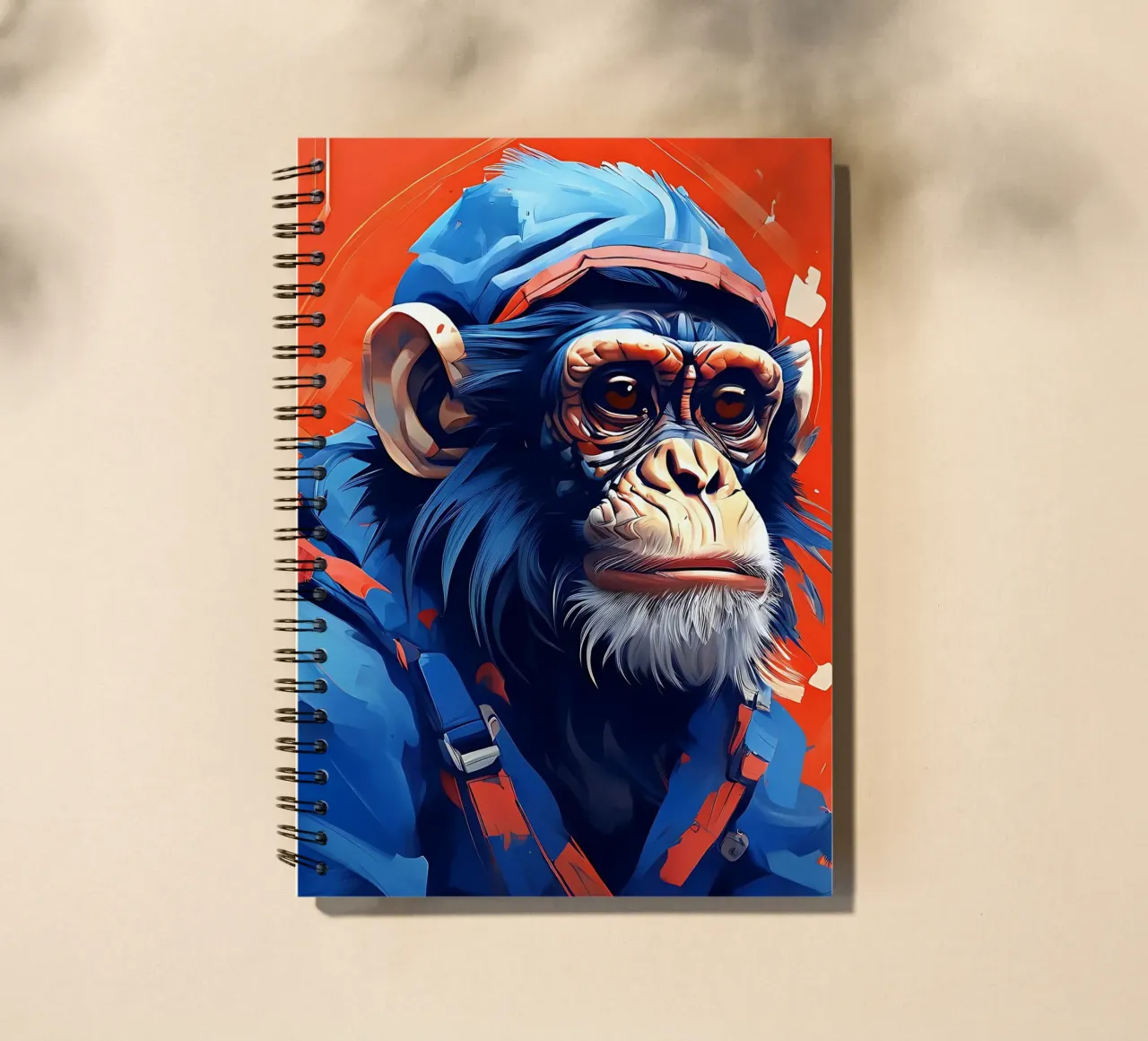 Monkey_Style_F_1 spiral notebook by Tierisch bunt by LK
