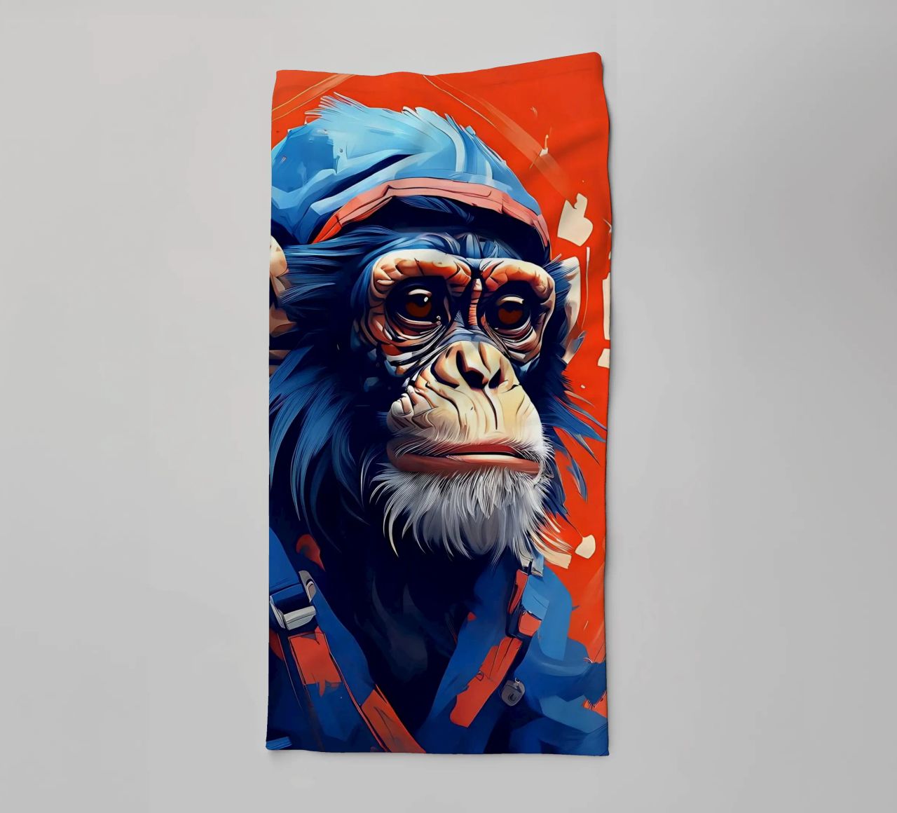 Monkey_Style_F_1 towel by Tierisch bunt by LK