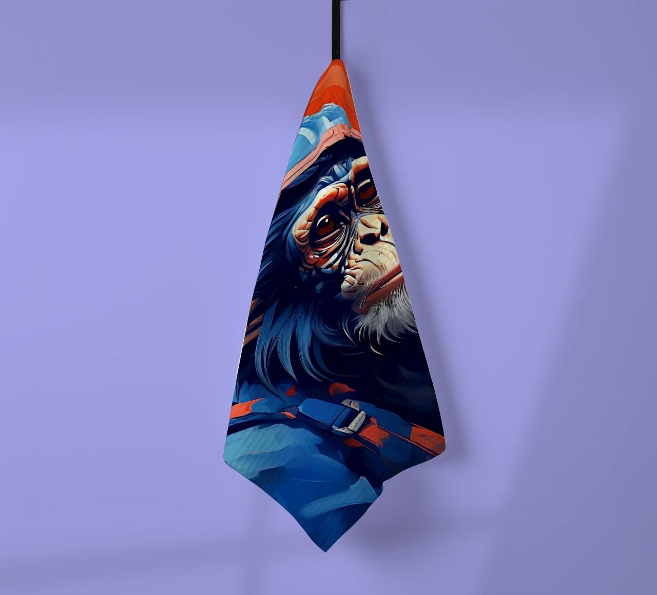 Singe_style_F_1 torchon de Tierisch bunt by LK