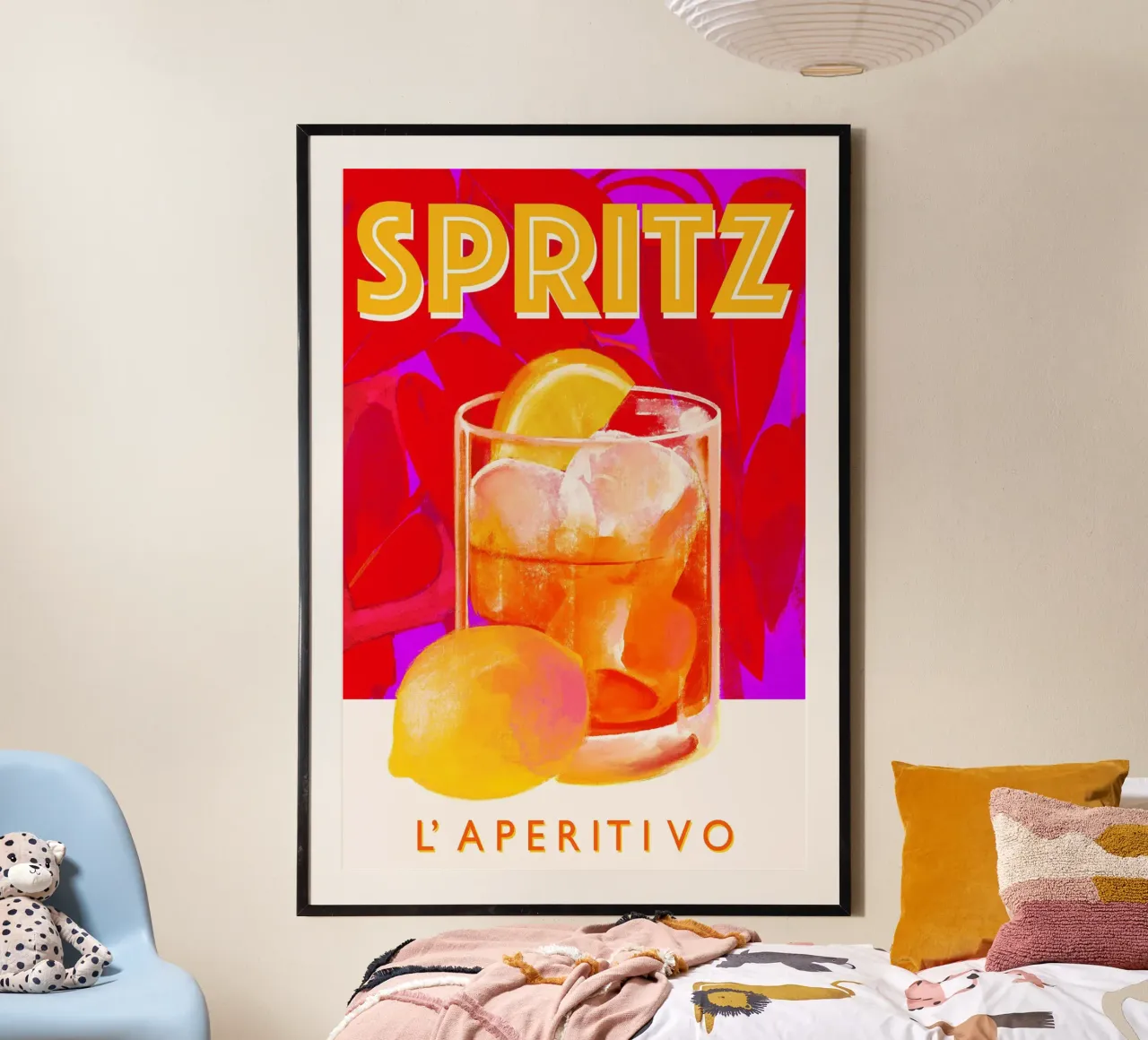 Spritz l'aperitivo italiano poster poster da Neeraprint
