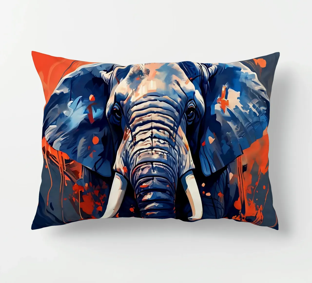 Stile_elefante_F_1 cuscino da Tierisch bunt by LK