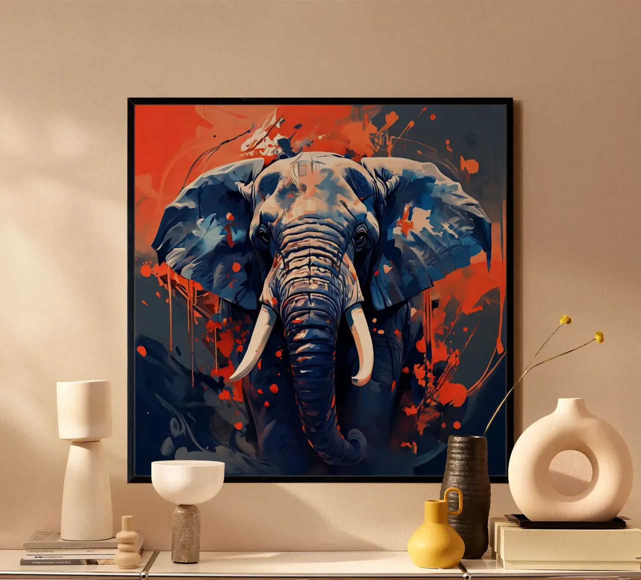 Elephant_Style_F_1 hahnemühle by Tierisch bunt by LK