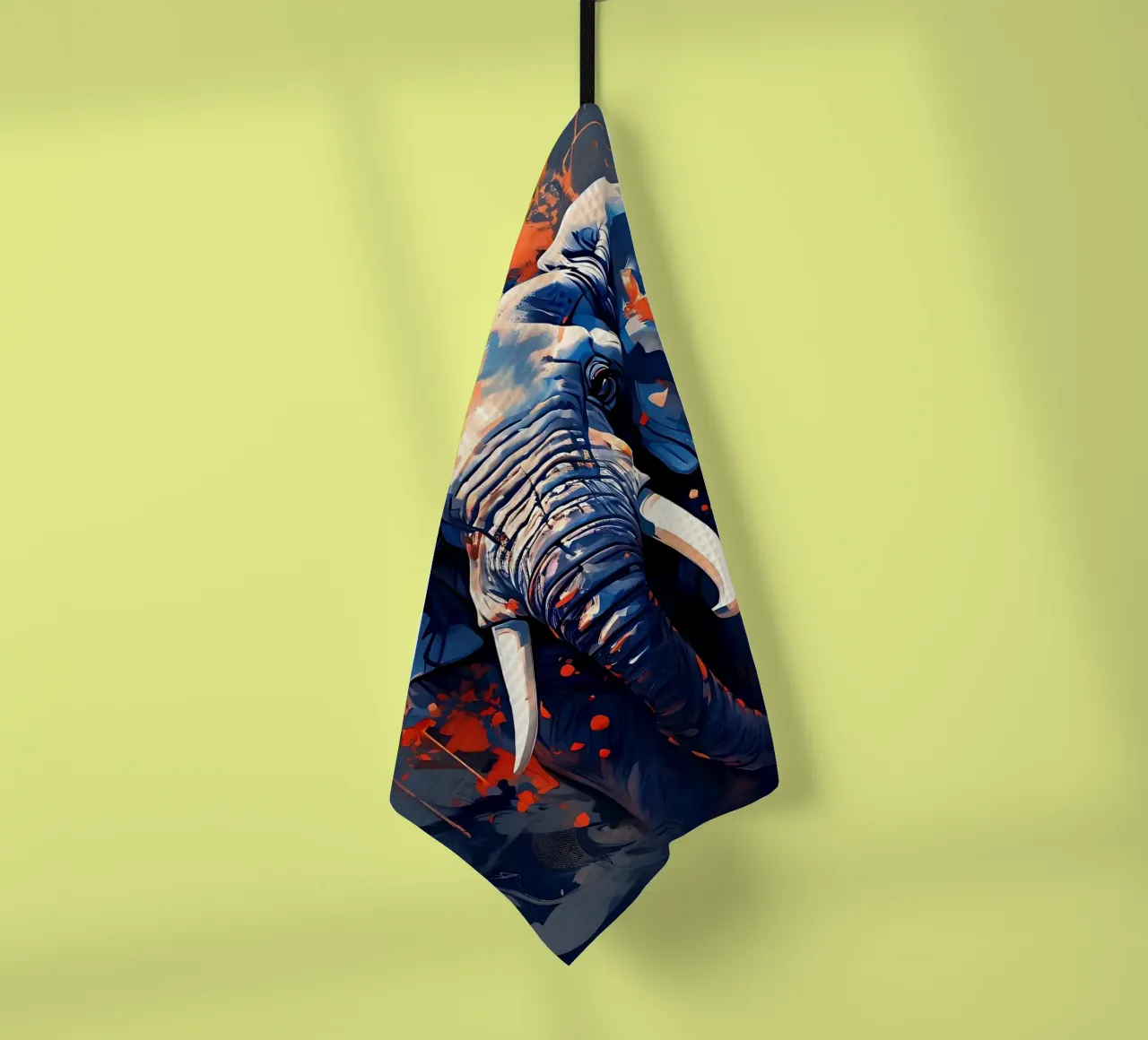 Elephant_Style_F_1 torchon de Tierisch bunt by LK