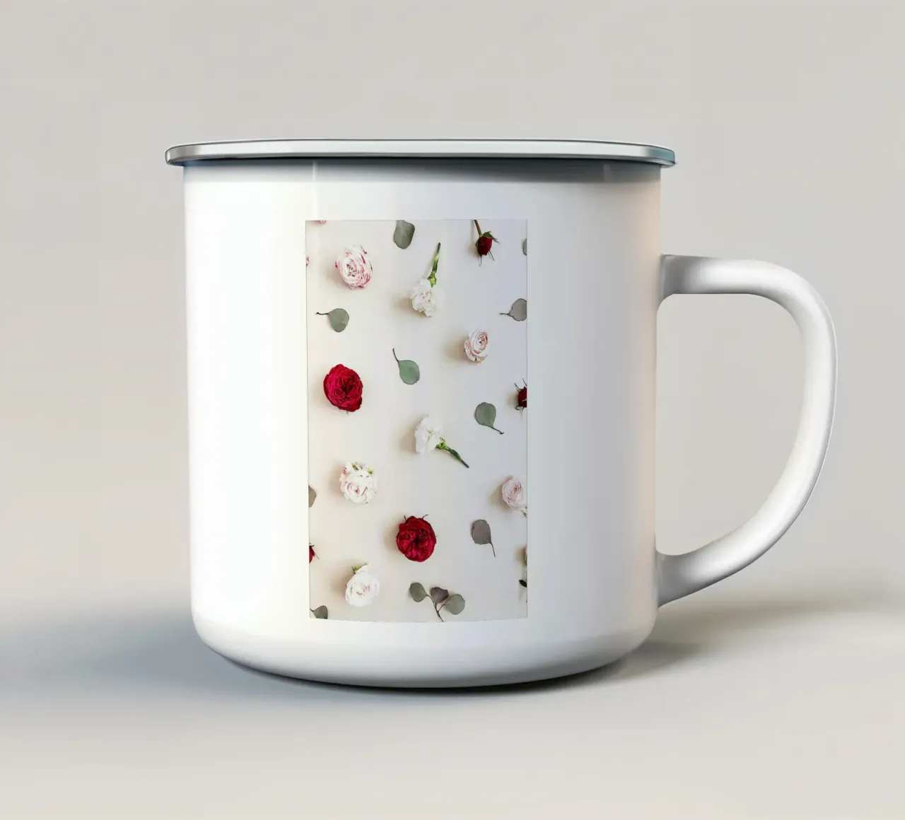 Natura morbida tazza in smalto da PhotoVibe Decor