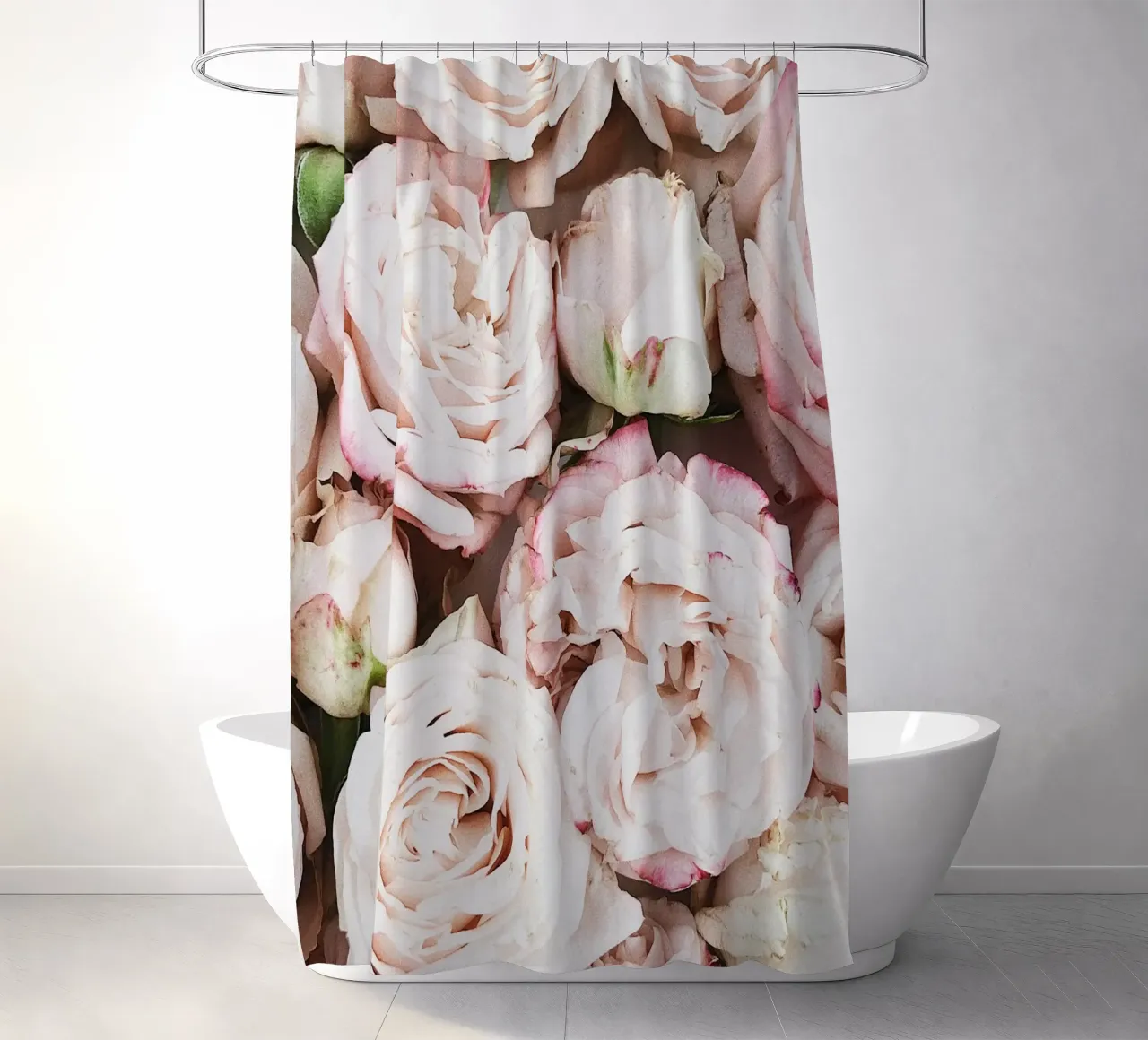 Soft Nature shower curtain by PhotoVibe Decor