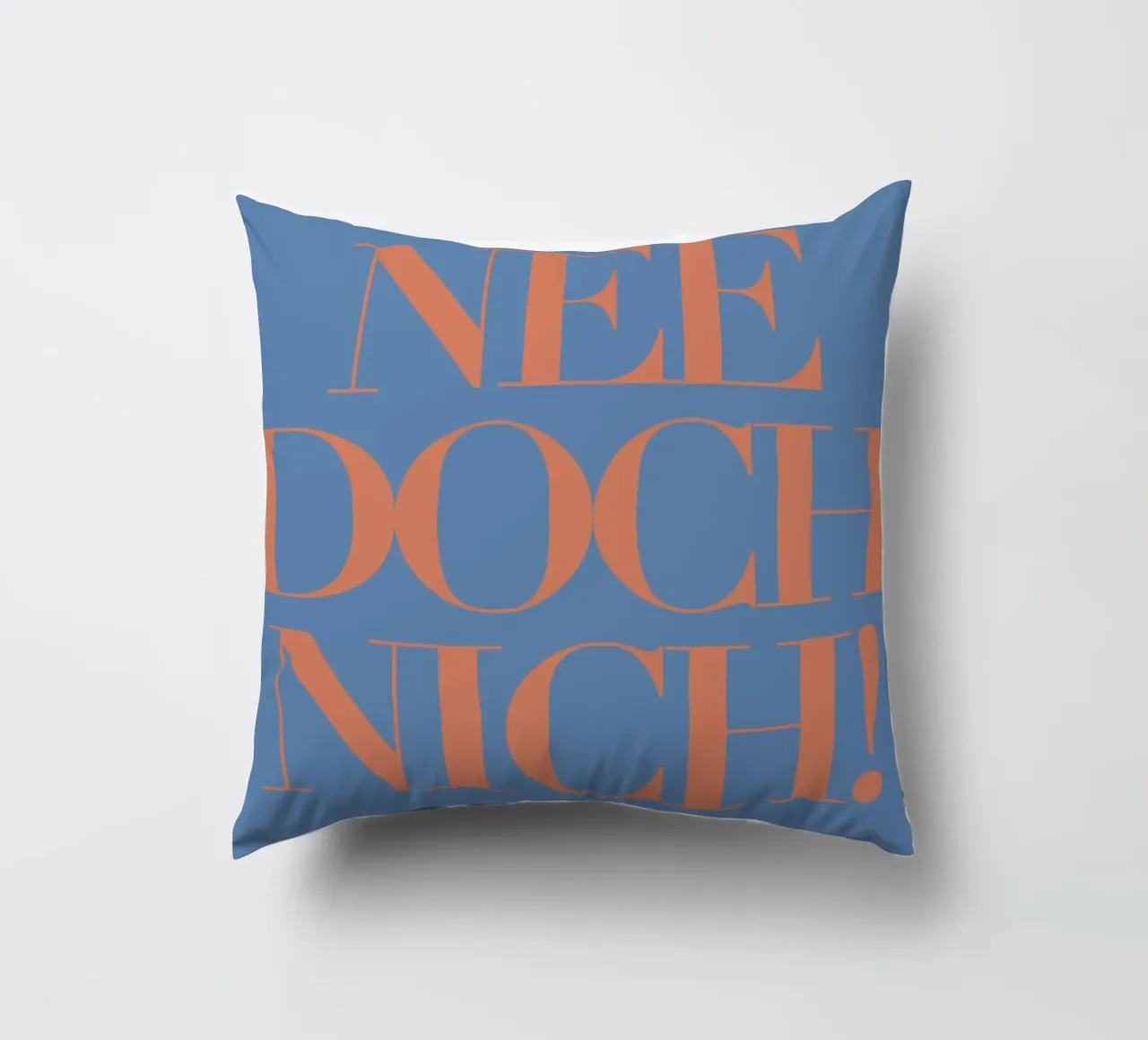NO DO NOT! - A colourful statement for the spontaneous decorative cushion by Tine Taler
