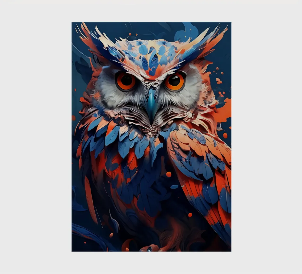 Owl_style_F_1 notebook by Tierisch bunt by LK
