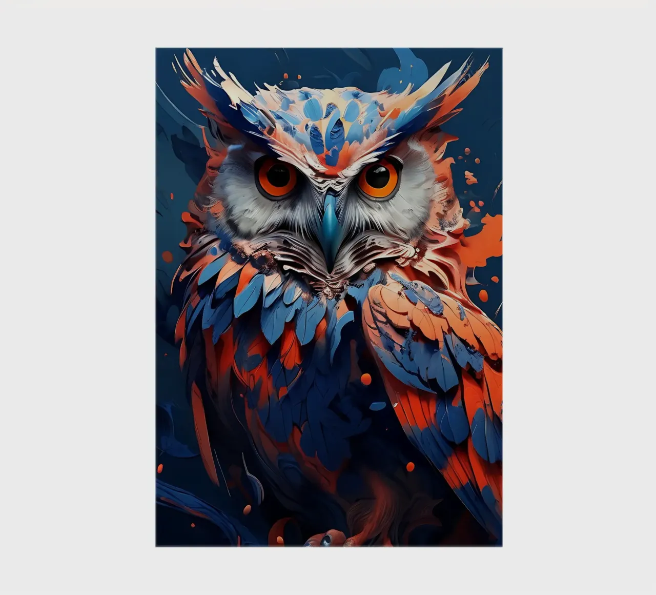 Owl_style_F_1 notebook by Tierisch bunt by LK