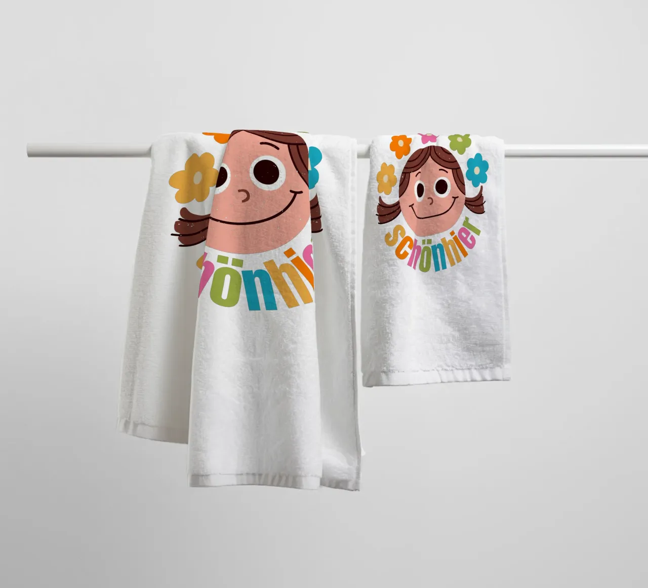 schön hier asciugamano da bagno da fummelhummel