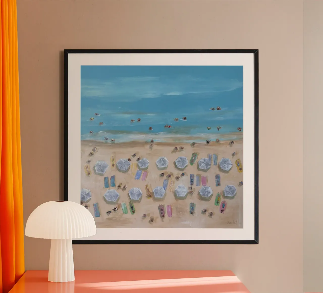 Sunlit Beach Bliss hahnemühle by Emma Bell