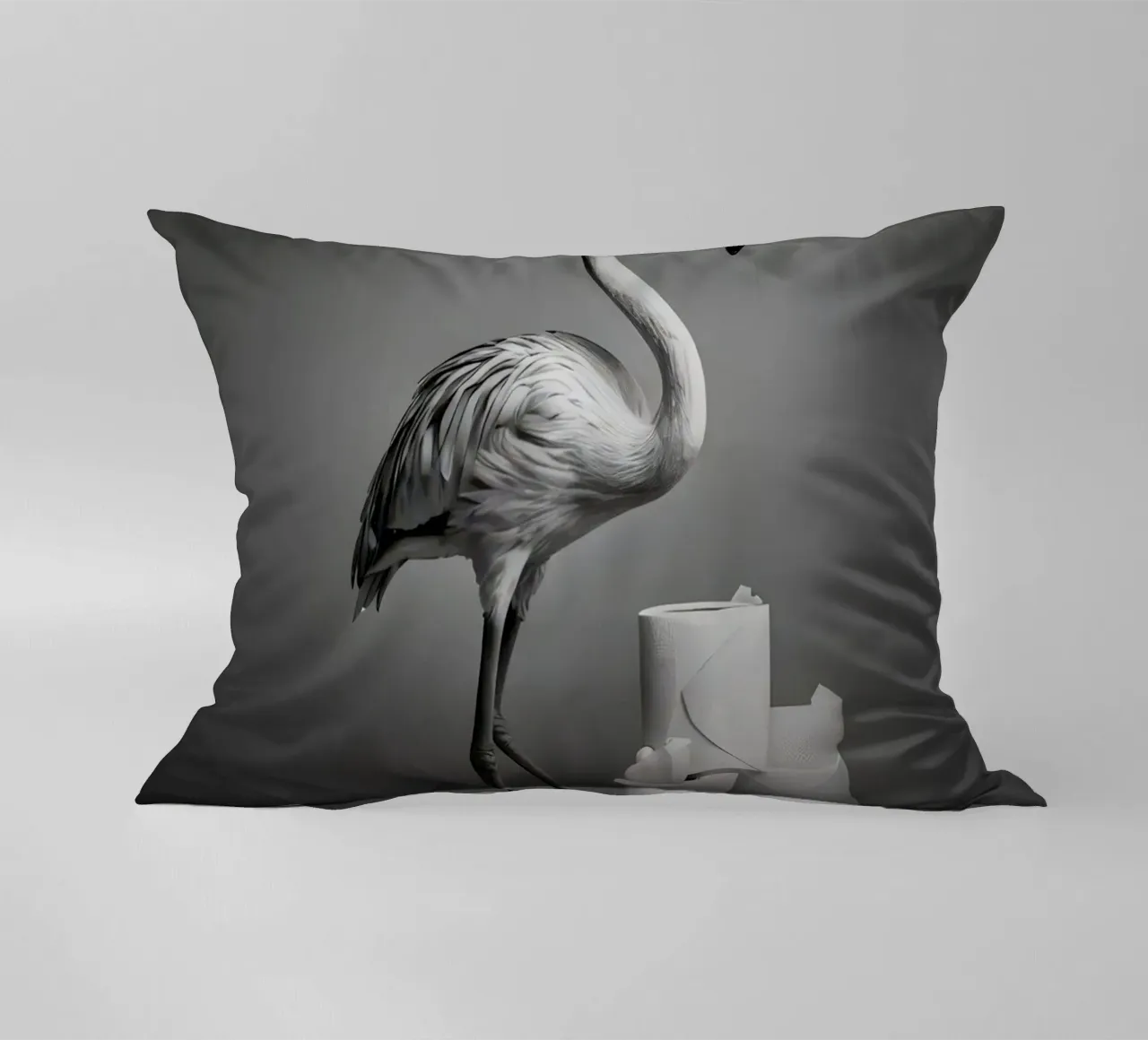 Flamingo Fun – Rolling Tissue in Style cuscino da Attaboy Dsgn