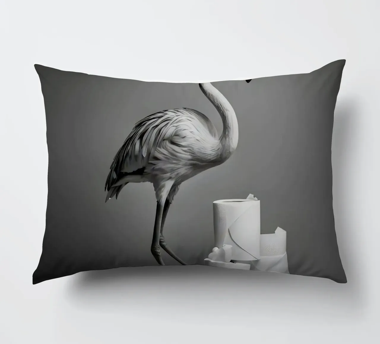 Flamingo Fun – Rolling Tissue in Style cuscino da Attaboy Dsgn