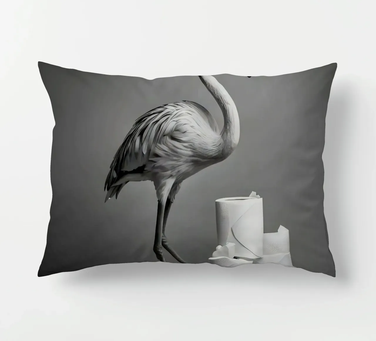 Flamingo Fun – Rolling Tissue in Style cuscino da Attaboy Dsgn