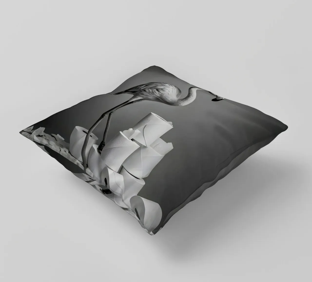 Flamingo Fun – Rolling Tissue in Style cuscino da Attaboy Dsgn