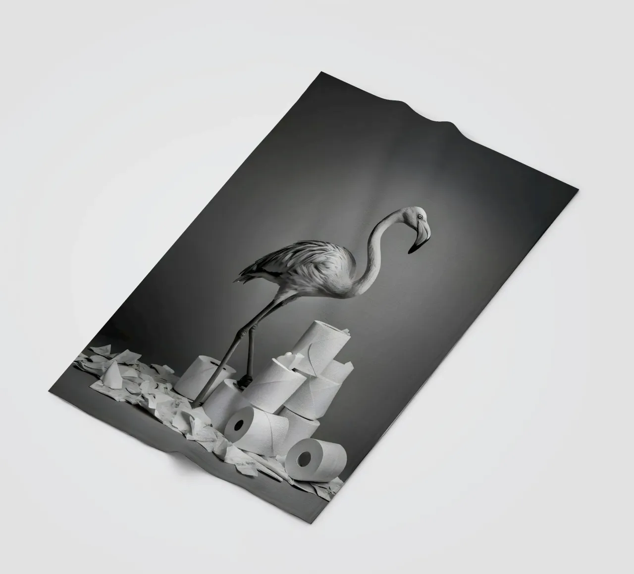 Flamingo Fun – Rolling Tissue in Style coperta in pile da Attaboy Dsgn