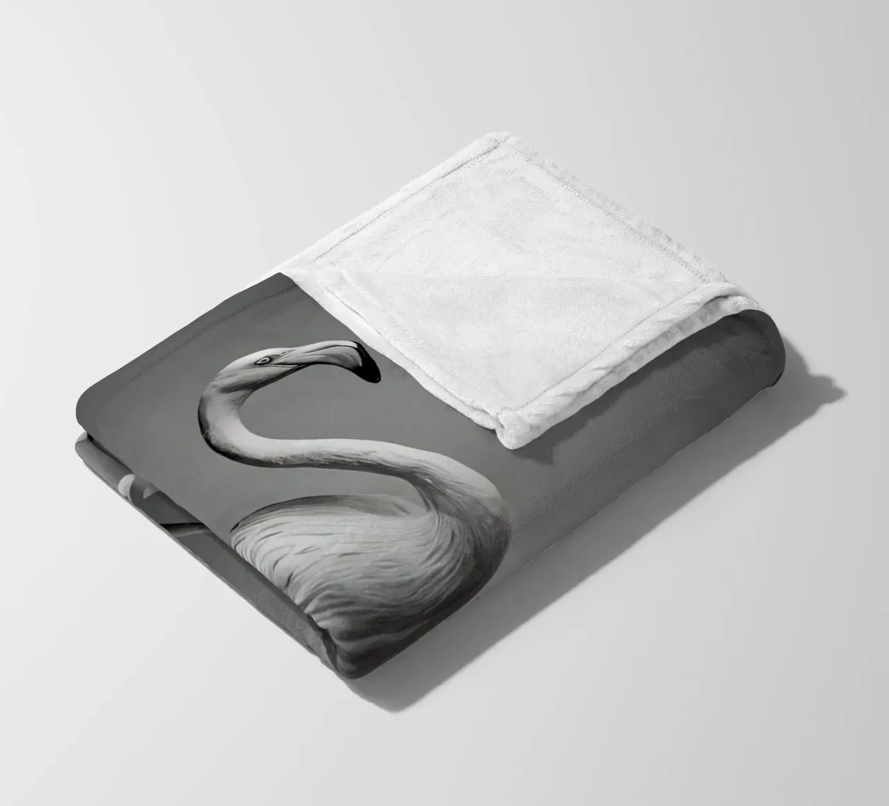 Flamingo Fun – Rolling Tissue in Style coperta in pile da Attaboy Dsgn