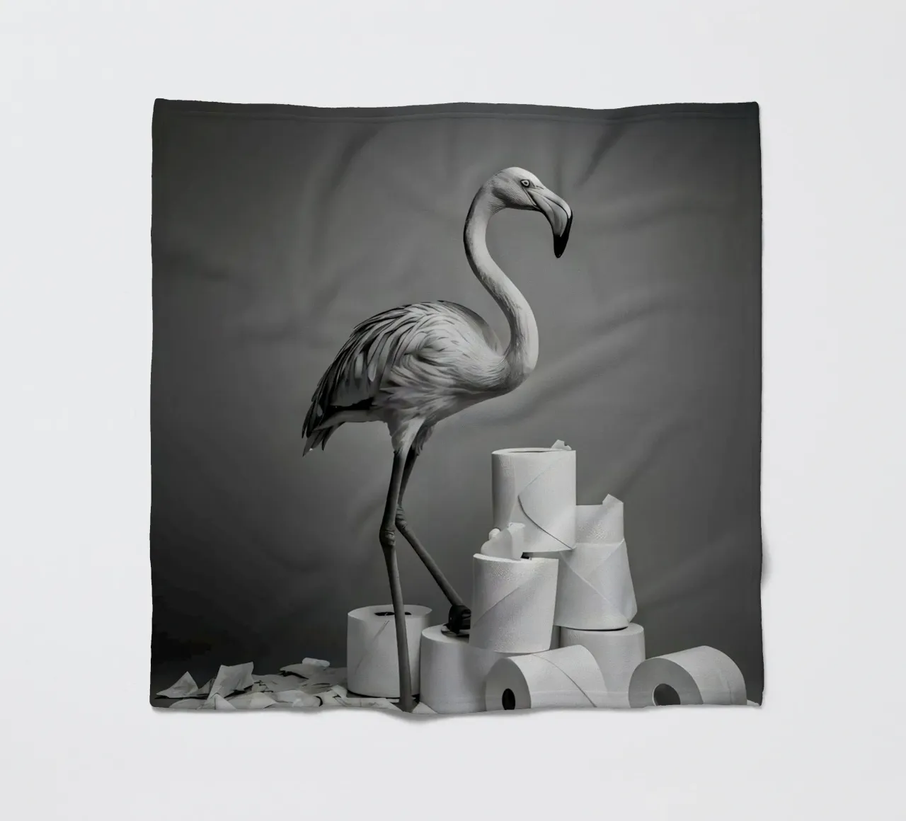 Flamingo Fun – Rolling Tissue in Style coperta in pile da Attaboy Dsgn